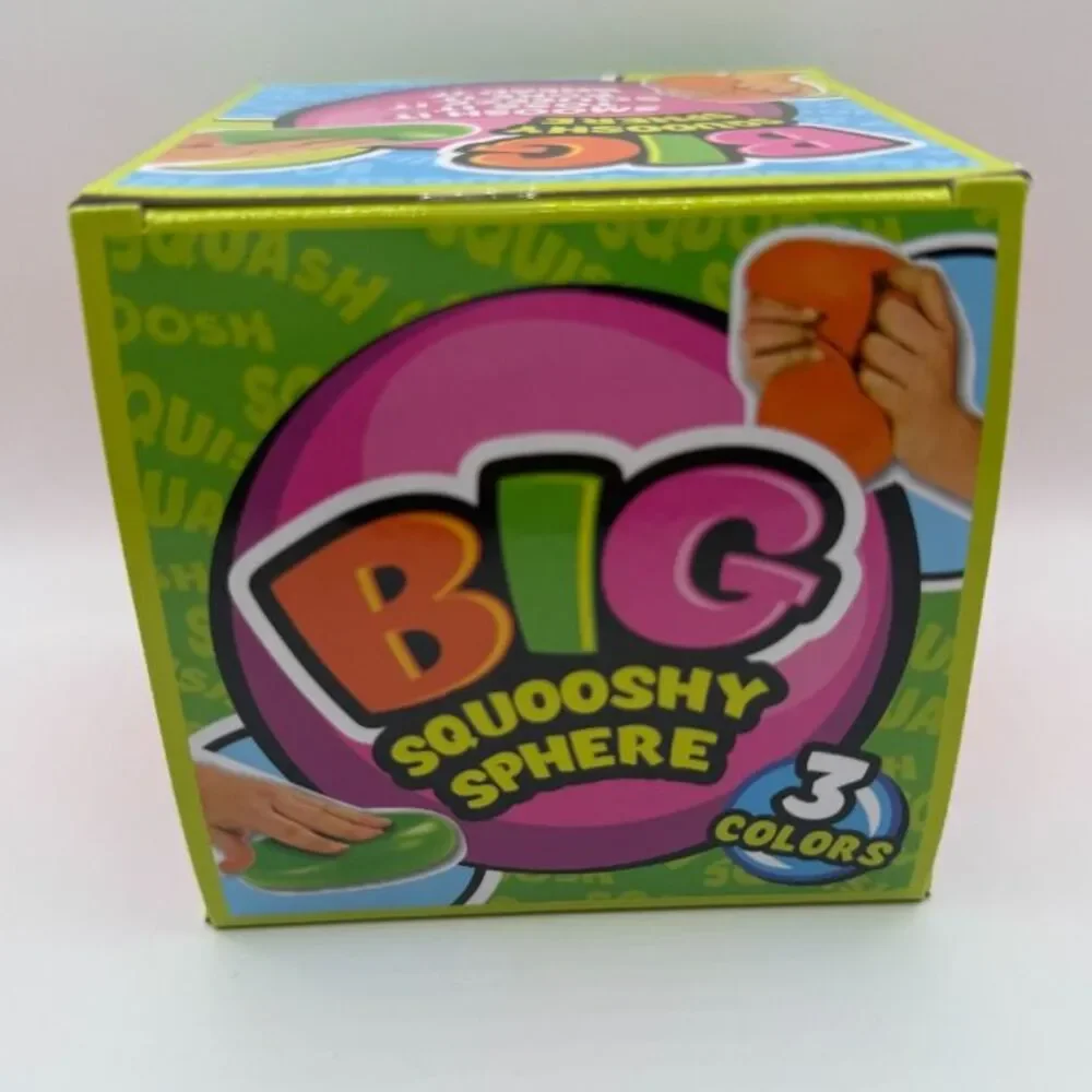 Ja Ru - BIG Squooshy Sphere in Orange: JUMBO Viral Squishy Toy